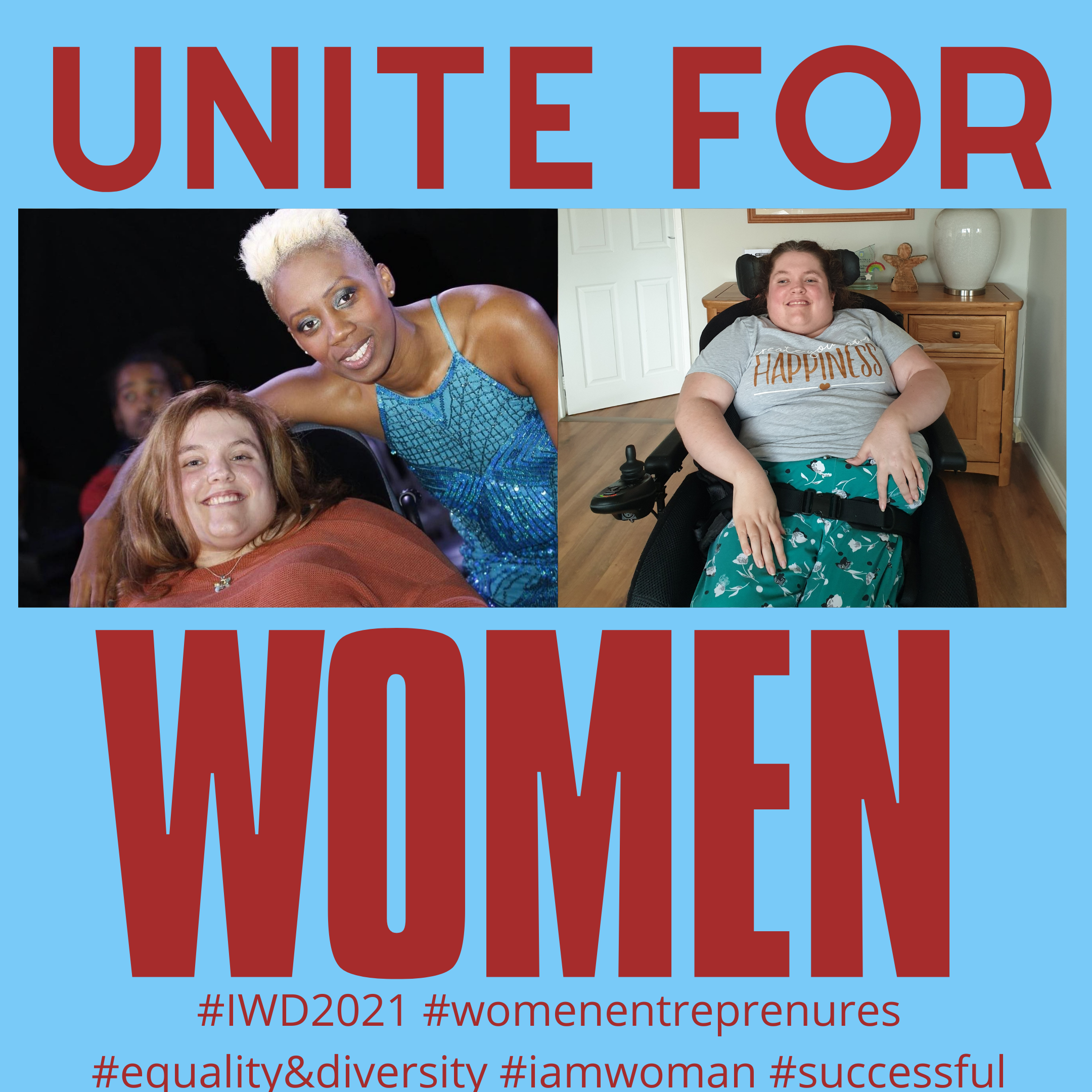 Happy International Women's Day! Every Woman on this planet inspires me, particularly my Mom and female friends and family. The lady in this picture is Justice Williams (MBE), she is thoughtful, caring and one of the best women entrepreneurs I have met. All women please celebrate your creativity and everything you give to the world.